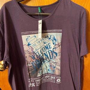 Men’s Benetton 2xl fashion T shirt